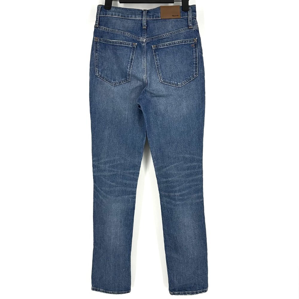 Madewell The Perfect Vintage Full Length Straight Jean‎ in Sanderson Wash 25 - Picture 6 of 12